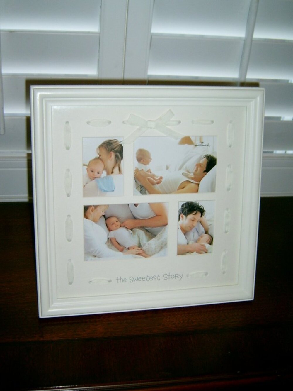 Hallmark "The Sweetest Story" Ivory Frame, Baby, Wedding, NWOB